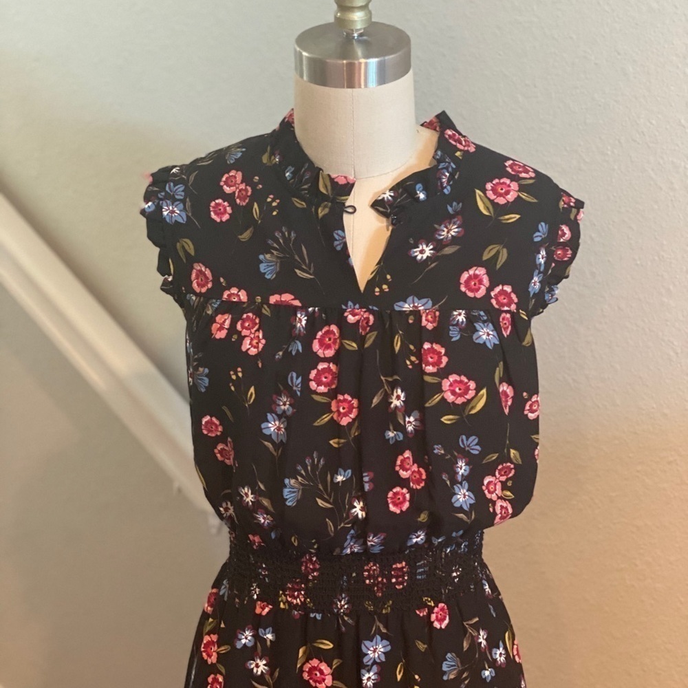 Kate Spade Meadow Sleeveless Smocked Waist Dress​​​​​​​​​ - Picture 5 of 12
